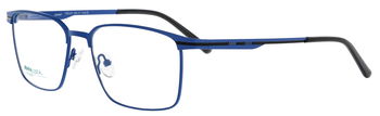 abele optik Brille blau matt / schwarz für Herren 150331